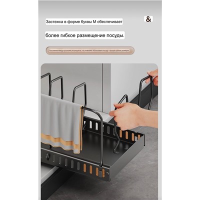 Классный органайзер для хранения крышек, сковородок и кастрюль