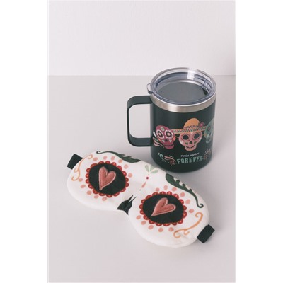Taza térmica print calaveras mexicanas