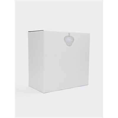 Конфетница, 17 см, с крышкой, стекло Р, Saltaire