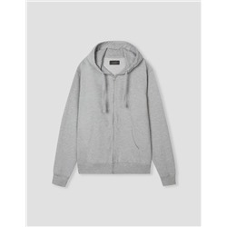 Chaqueta de Punto con Capucha, Gris