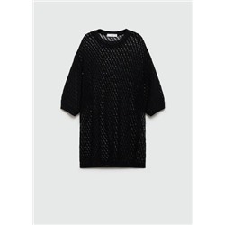 Jersey crochet manga corta