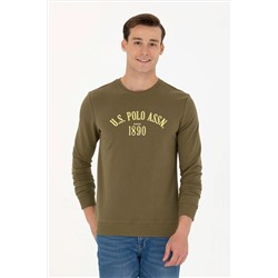 Erkek Haki Sweatshirt