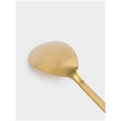 Ложка десертная, 15 см, 2 шт, сталь, золотистая, Венок, New year