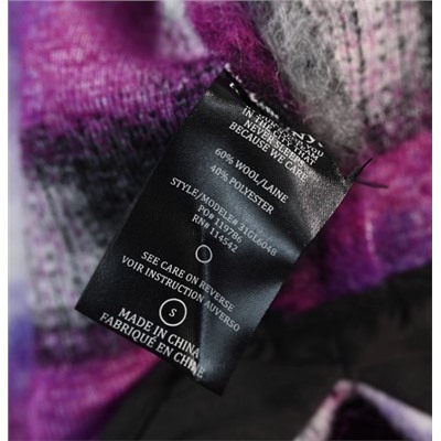 Женское модное однобортное шерстяное пальто с отворотом в клетку из шерстяной смеси с начесом