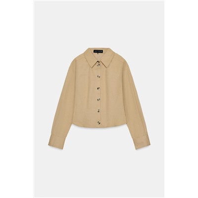 CAMISA ENTALLADA TACTO SUAVE