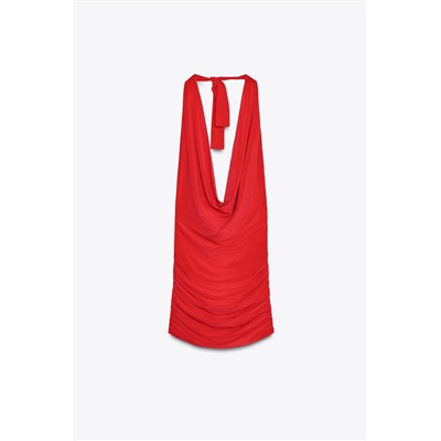 GATHERED SHORT DRESS
