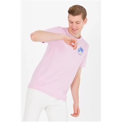 Erkek Manolya Bisiklet Yaka Tişört