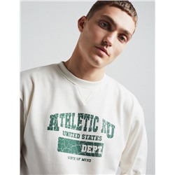 Sweatshirt, Men, White