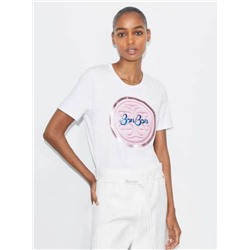 Женская хлопковая футболка ТОРИ БЕРЧ