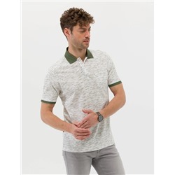 Beyaz Regular Fit Polo Yaka Tişört