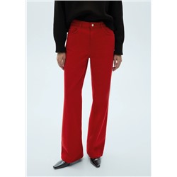 Jeans rectos tiro alto