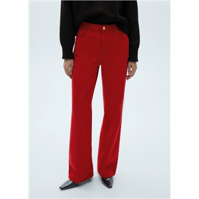 Jeans rectos tiro alto