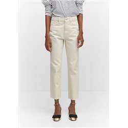 Jeans rectos crop