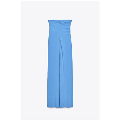 CUT-OUT STRAPLESS DRESS
