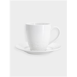 Чашка с блюдцем, 220 мл, Rock