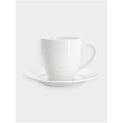 Чашка с блюдцем, 220 мл, Rock