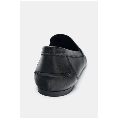 LEATHER PENNY LOAFERS