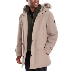 MICHAEL MICHAEL KORS Michael Kors Men's Hooded Bib Snorkel Parka, Created for Macy's