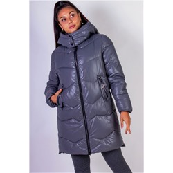 Зимняя куртка стеганная с капюшоном арт. 811