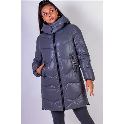 Зимняя куртка стеганная с капюшоном арт. 811