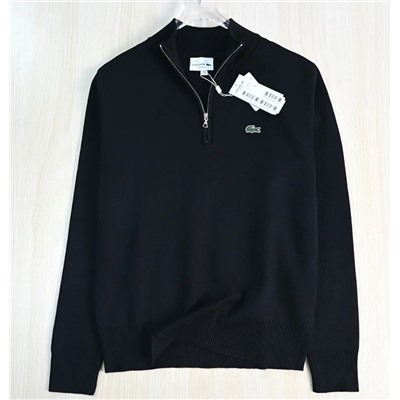 Повседневный трикотажный свитер с длинным рукавом ЛАКОСТ*Е