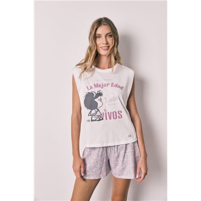 Pijama corto algodón Mafalda