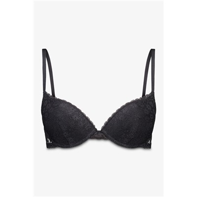 Sujetador push up GORGEOUS encaje floral negro