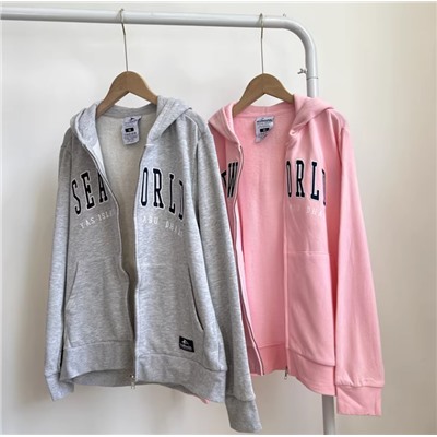 Толстовка для девочек. Экспорт в США Материал: 60% хлопка, 40% полиэстер (5-13 лет)