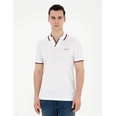 Beyaz Slim Fit Tişört