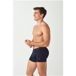U.S. Polo Assn. Erkek Kırmızı - Lacivert 2 Li Boxer 80366