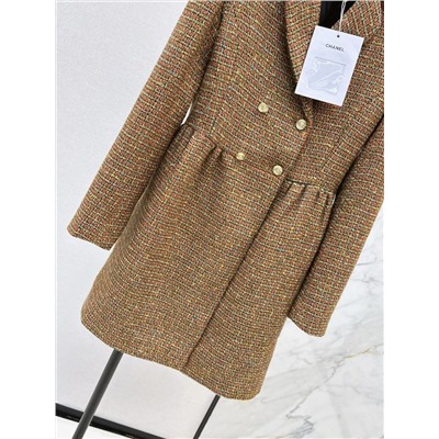 Эксклюзивный ограниченный выпуск!  Женское пальто с лацканами в стиле ретро🤎 ШАНЕЛ*Ь