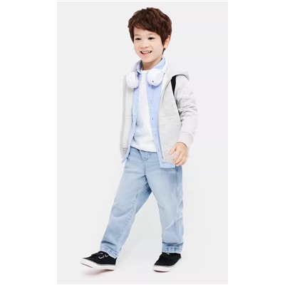 Кофта на молнии для мальчиков и девочек. Материал: 88% хлопок, 12% полиэстер