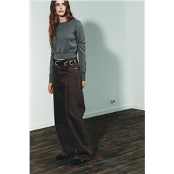 TRF EXTRA WIDE-LEG HIGH-WAIST JEANS