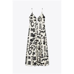 PRINTED CUT-OUT DRESS
