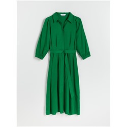 Kleid aus Leinenmischung