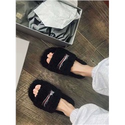 Махровые тапочки для дома и улицы Balenciag*a