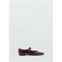 Bailarinas tira efecto charol