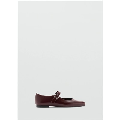 Bailarinas tira efecto charol