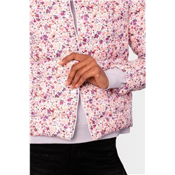 Anorak light Blanco y rosa