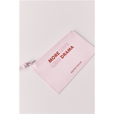 Mini monedero charol rosa