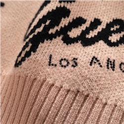 Gues*s свитер с жаккардовым декором для маленьких модниц, экспорт