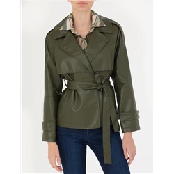 Kahverengi Regular Fit Deri Ceket