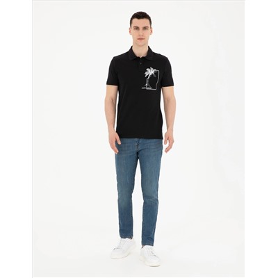 Siyah Slim Fit Tişört