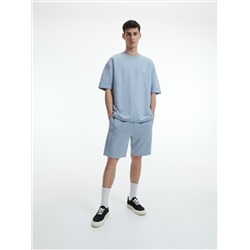 Baumwollshorts Aus Sweatstoff