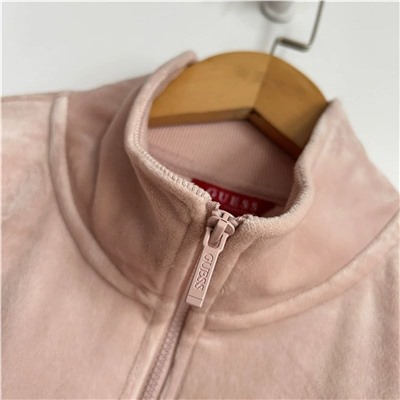 Велюровая женская толстовка с короткой молнией ❤️ ГЕС*С