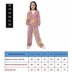 Детский велюровый костюм