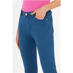 Kadın Mavi Jean Pantolon
