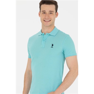 Erkek Mint Basic Polo Yaka Tişört
