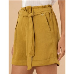 Yeşil Oversize Bermuda Şort