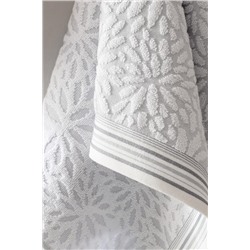 Serenite %100 Pamuk Yüz Havlusu - Gri - 50x70 cm